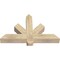 Ekena Millwork Kennewick Rough Sawn Timber Gable Bracket, Douglas Fir, 36"W x 23"H x 4"D x 4"F, 15/12 Pitch GBW036X23X0404KEN00RDF - alternate 5